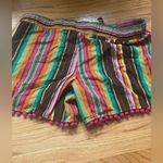 Ivy Jane  Multicolor Striped Pom Pom Shorts Photo 2
