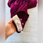 Free People Norma Kamali Diana Mini Dress in Plum Size Small NWOT $195 Photo 3