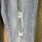 EVIDNT Los Angeles 28 Verona Skinny Ankle Cropped Asymmetrical Raw Cut Hem Jeans Photo 2