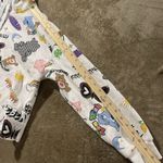 Care Bears Hoodie Womens S Cropped Long Sleeve Graphic White Pink Kidcore Y2K Photo 4