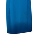 Vince Crepe Shift Dress with Pockets Size 0 Teal Blue Sleeveless Shift Photo 3