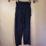 Lululemon  RARE Take It Easy‎ High Waisted Black Leggings Size 2 Active Wide Leg Photo 6