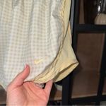 Nike  Tempo 3" Dri-Fit Running Shorts Yellow Gingham Plaid Print butter Lining Photo 2