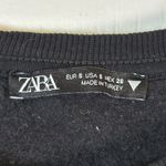 ZARA  Black Long Sleeve Blouse Size Small EUC #2949 Photo 3