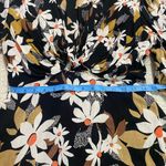 Angie  Black Floral Long Sleeve Dress Photo 14