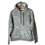 prAna  Sweatshirt Women XL Gray Teal Quilted Organic Cotton Carin Hoodie Gorpcore Photo 1