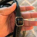 Sleek Black Leather Backpack with Adjustable Strap Photo 7