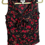 Moschino SILK FLORAL TIE NECK BLOUSE Photo 0