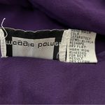 Maggie Barnes Vintage Y2K  Boho Button Front Top Embroidered Trim Purple 2X Photo 4
