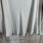 easel  Off-White Ribbed Long Sleeve V-Neck Top Photo 2