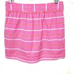 Vineyard Vines  Womens Whale Stripe Skirt Pink Buttons Size 2 Photo 1