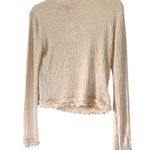 Forever 21 Oatmeal Beige Knit High Neck Long Sleeve Layer Sweater Size XL Photo 4