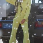 Aerie Groove On Rib Velour Flare Pants Photo 5