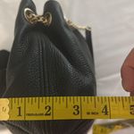 Michael Kors Black mini Shoulder Bag with Gold Accents Photo 5