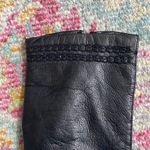 Beautiful black leather gloves in excellent cond Photo 5