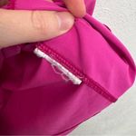 Nike  Golf Dri Fit Hot Pink Short Sleeved Quarter Zip Golfing Tee Size Medium Photo 2