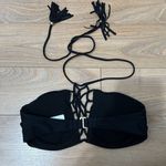 Abercrombie & Fitch  black crochet bikini top size small Photo 1