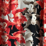 JM Collection  women's size large floral maxi, orange, black and cream, n… Photo 2