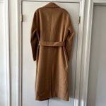 Reiss  Lucia Double-Breasted Wool-Blend Coat in Camel Beige Size 12 NWT Photo 12