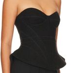 Charlotte Russe Black Strapless Peplum Top Photo 0