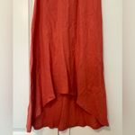 Bryn Walker  Linen High Low Midi Skirt Photo 3