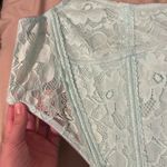 Urban Outfitters  Mint Green Lace Corset Top Photo 9