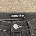 The Kript Women’s  Carpenter Denim Jeans Pepper Black-Gray Size XS Photo 5