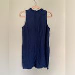 Tommy Bahama  NWT | Two Palms Ruffle Shirt Dress in Island Navy | XSP Photo 5