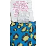 Xhilaration  V-Neck Cheetah Leopard Animal Print Swim‎ Cover Up Blue Green Large Photo 6