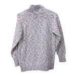 LL Bean Cotton Ragg Space Dye Funnelneck Pullover Sweater Size MEDIUM Photo 7