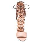 Free People  Solstice Fringe Wedge Blush Size 39 Photo 6