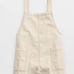 Aerie Denim Shortalls Photo 3
