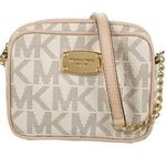 Michael Kors MK Logo Crossbody with Chain Link Accent at Strap Photo 7