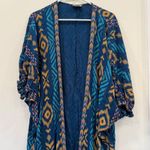 Ariat Coachella Kimono Wrap Jacket in Blue Multicolor Southwestern Size S/M Photo 5