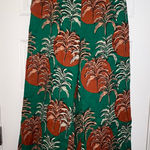 Nicole Miller New York European Grown Flax Linen Palazzo Wide Leg Pants Size L Photo 0
