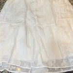 Elegant White Long Sleeve Dress Size M Photo 8