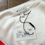 Milly  Elin Floral Paper Peony One-Shoulder Midi Cocktail Dress Photo 10