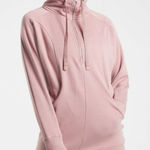 Athleta Cozy Karma 1/4 Zip Dress in Dogwood Mauve Photo 0