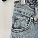 Revice Denim REVICE‎ Women's Light Blue Wash Uptown Rising Star Raw Hem Jeans Size 26 Photo 6