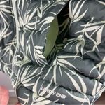 Lands' End  Down Puffer Vest 2X Green Bamboo Print | Outdoor Gorpcore Hiking Photo 4