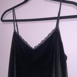 Victoria's Secret Velvet Slip Dress Women XS Black Mini Sexy Whimsigoth Witch Photo 1