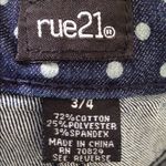 Rue 21  Polka Dot Blue Jeans (3/4) Photo 5