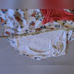 Unique Vintage  white/ multicolor  floral dress, plus size 5X lightweight Photo 8