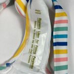 Old Navy Bikini Swim Bottoms Women XXL White Rainbow Stripe Low Rise Photo 6