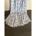 Soprano  Blue Floral High Low Babydoll Midi Dress Whimsical Cottagecore‎ Flutter Photo 1