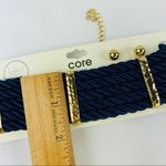 CORE Blue Twist Cord Layered Choker & Earnings Set Photo 5