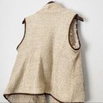 Miami  Faux Sherpa Asymmetrical Vest Medium Photo 5