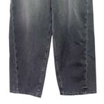 American Eagle NWT Low Rise Baggy Barrel Jeans Black Wash Size 30 | 10 Long NEW Photo 5