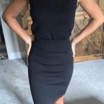 St. John  black knit two piece skirt and top set! Photo 7