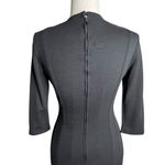 Vintage 60s Betty Barclay Pencil Dress S Black Wiggle Midi Zipper Union Made Photo 5